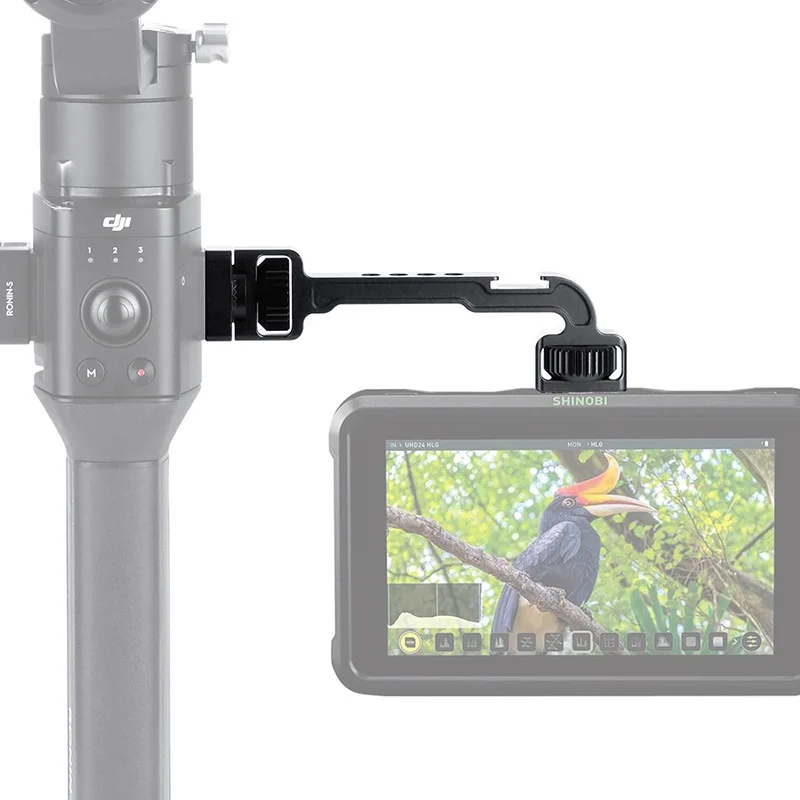 

DH11 Field DSLR Monitor Mount with Cold Shoe 1/4 inch Adapter Extend Arm for DJI Ronin S SC for FEELWORLD FW568 Lilliput A7S