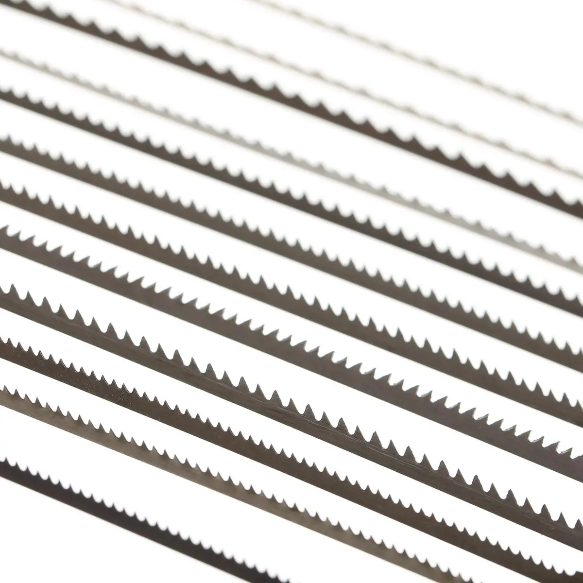 12x Pinned Scroll Saw Blades Woodworking Power Tools Accessories 127mm Black