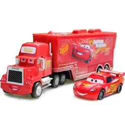 Disney Pixar автомобили игрушки 2 шт. Молния Маккуин мак грузовик король 1:55 Diecast металлического сплава Modle цифры игрушки подарки для дети