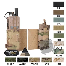 Emerson тактическая радиостанция MBITR набор аксессуаров мешочек EmersonGear M4 подсумок для журналов маг переноска портативная Карманный крюк и петля