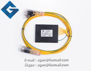

FC/SC UPC 1X8 PLC Single mode Fiber Optical splitter FTTH PLC FC/SC UPC 1x8 PLC optical fiber splitter FBT Optical Coupler