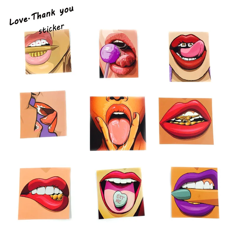 47 قطع التصميم المبتذلة pvc ماء ندف مثير الجمال بنات ملصقات لل محمول النارية سكيت الأمتعة لعبة ملصقا صائق