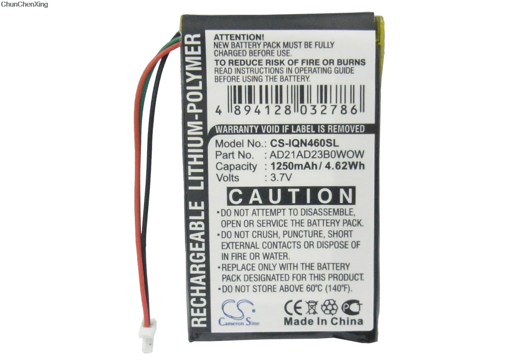 Аккумулятор Cameron Sino 1250 мАч AD21AD23B0WOW для Garmin Nuvi 465 465LTM 465T|Цифровые аккумуляторы| |