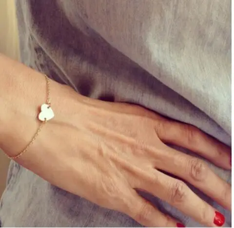

TB020 925 sterling silver bracelets with box 17.5CM