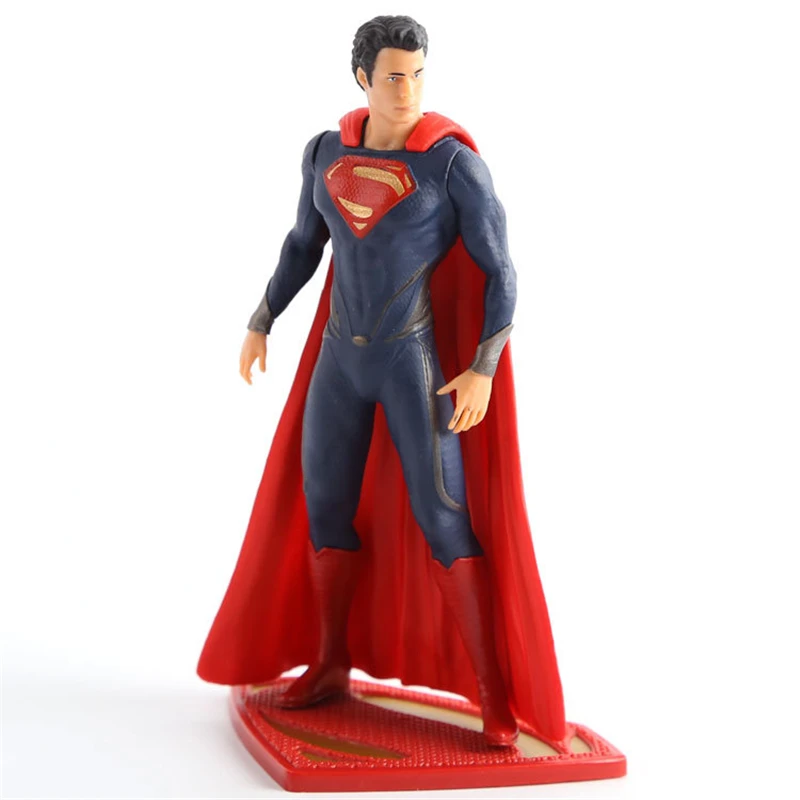 

DC COMICS Superhero Justice League Superman Man of Steel PVC Action Figure Collectible Model Kids Toys Doll 11CM
