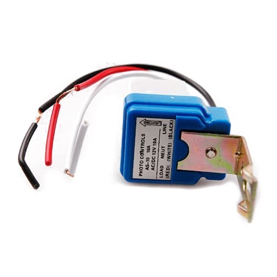 

2 pcs-AC DC 12V 10A Auto On Off Photocell Light Switch Light Sensor Switch