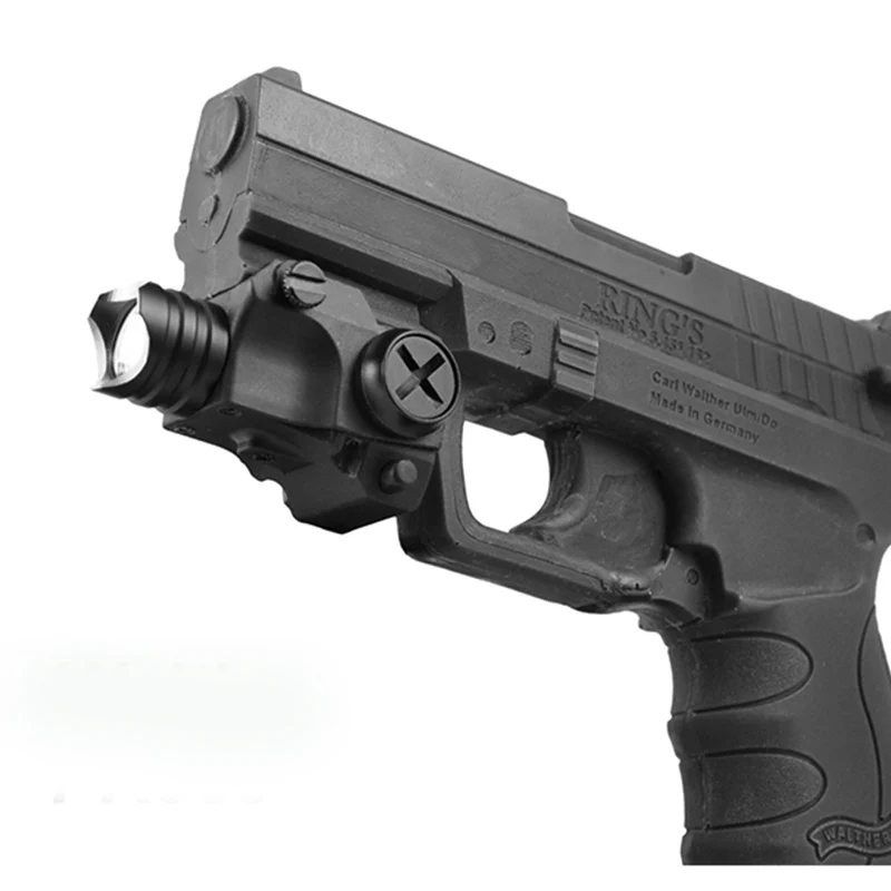 

Laserspeed Mini Pistol Light Led Light-Weight Gun Torch Pistola Glock Rail Mounted Gun Flashlight For Hunting