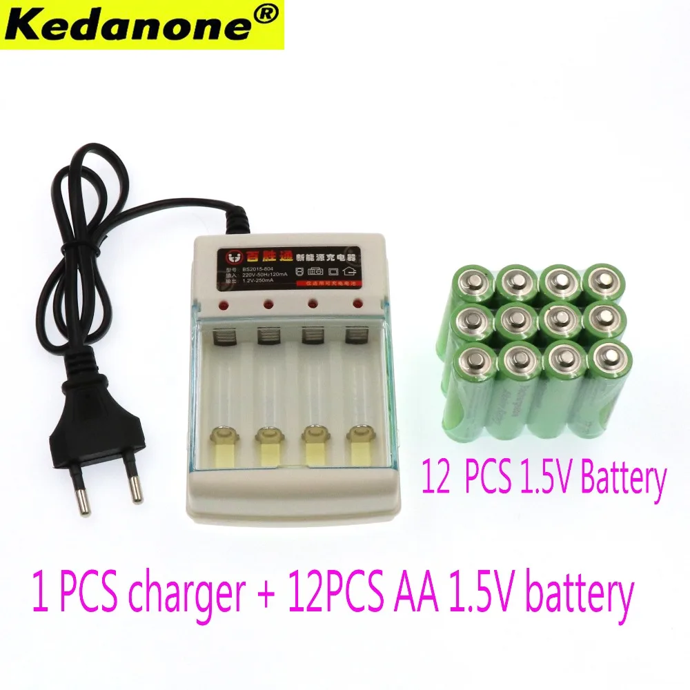 Kedanone Новая батарея AA 3000 1,5 V Quanlity аккумуляторная батарея AA 3000mAh BTY Ni-MH 1,5 V аккумуляторная батарея+ зарядное устройство