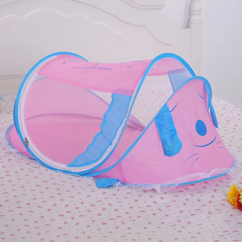 

Newborn Baby Crib Netting Portable Folding Infant Baby Cartoon Bed Mosquito Net Mosquitoes Netting Infant Kids Tent