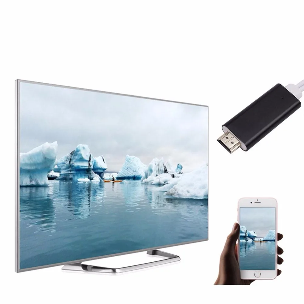 WECAST New Wired TV Stick Cast Screen Mirror HD HDMI For iOS Android