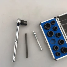 Cheap 10pcs Damaged Bolt Nut Screw Remover Extractor Removal Set with Box Sturdy Tools For Metric Spanner Or Socke Cheap 10pcs Damaged Bolt Nut Screw Remover Extractor Removal Set with Box Sturdy Tools For Metric Spanner Or Socke