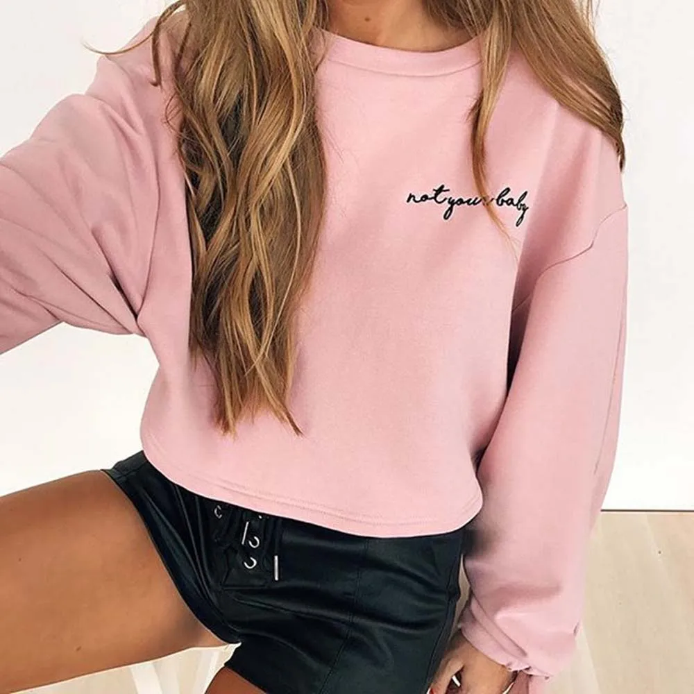 Womens letters embroidery Sweatshirt Long Sleeve Hoodie Sweatshirt Lady Girl Jumper Sweatshirt Womens letters embroidery Sweatshirt Long Sleeve Hoodie Sweatshirt Lady Girl Jumper Sweatshirt