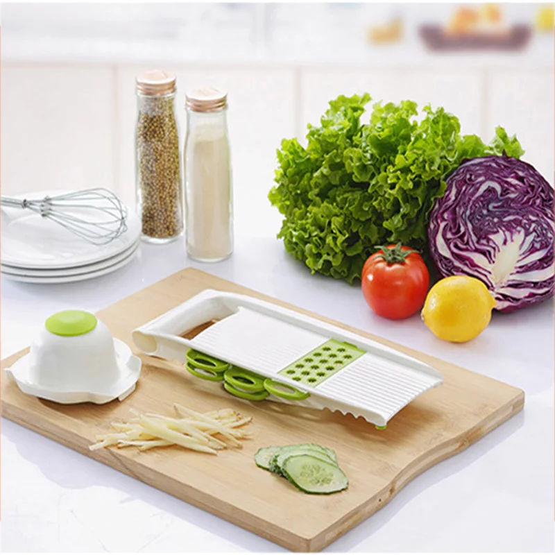 Быстрая фреза для моркови с 5 многофункциональными лезвиями из нержавеющей