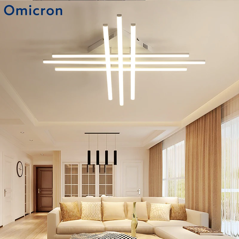 

Omicron Modern Warm LED Ceiling Light Acrylic 4/6 Heads LED Lamps Suitable For Living Room Foyer Home Hotel Decor Lighting