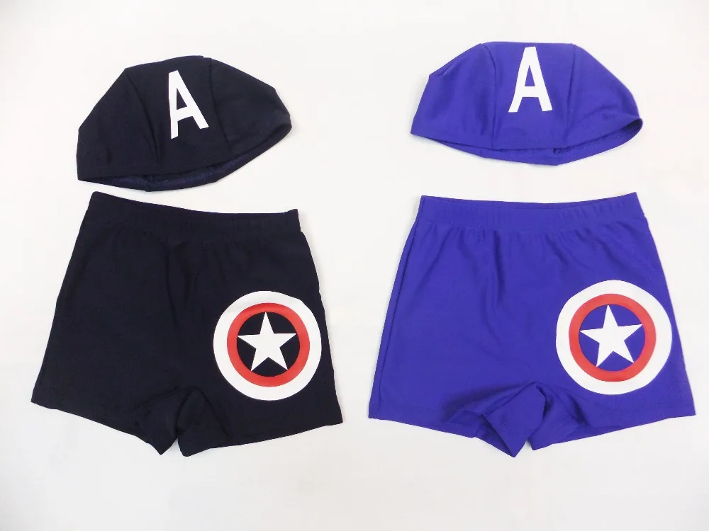 

3 - 7 years Boy's Captain America beach shorts/bathing suit,kid trunks,baby Captain America Prevent bask in clothe