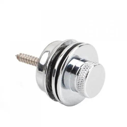 

Wholesale 5X Flat Head Chrome Strap Lock for Electric Guitar