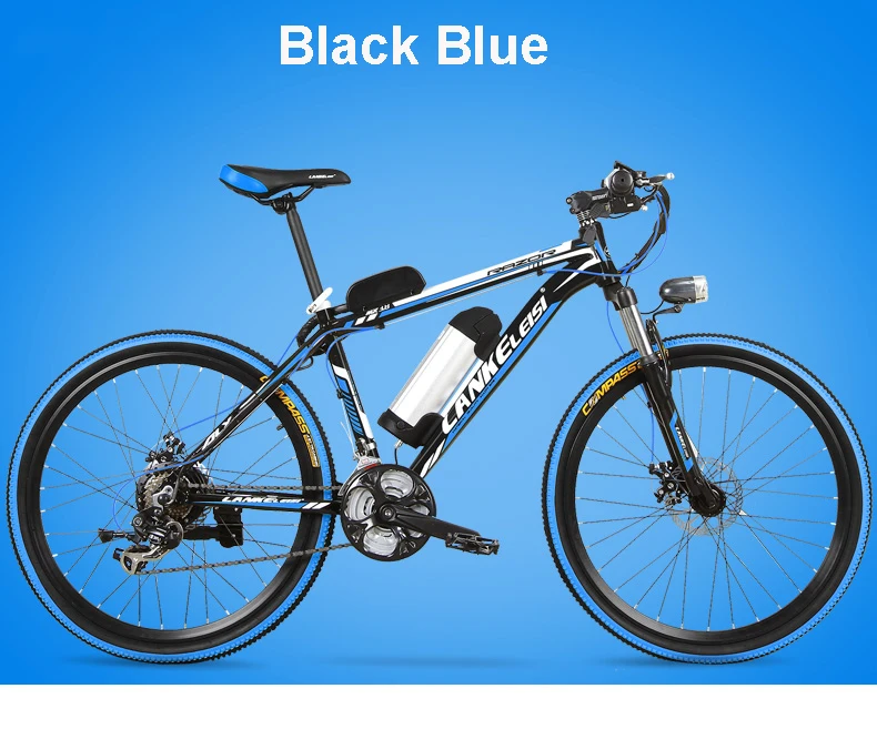 Perfect Electric bicycle 26 inches 36/48 v lithium aluminium alloy electric mountain bike adult hybrid dynamical bicycle 9
