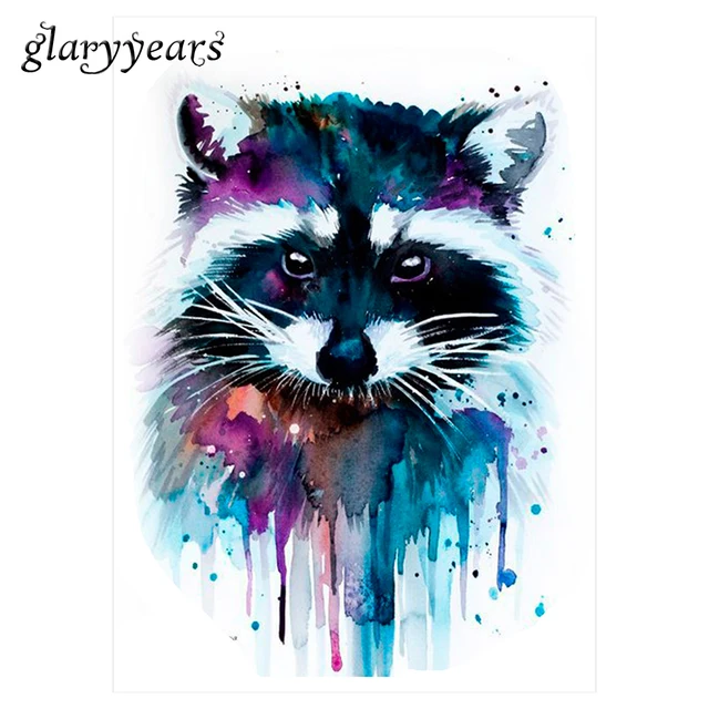 1 Sheet Beauty Decal Waterproof Tattoo Sticker KM-044 Cute Raccoon Animal Pattern Women Girl Body Art Temporary Tattoo Removable 1 Sheet Beauty Decal Waterproof Tattoo Sticker KM-044 Cute Raccoon Animal Pattern Women Girl Body Art Temporary Tattoo Removable