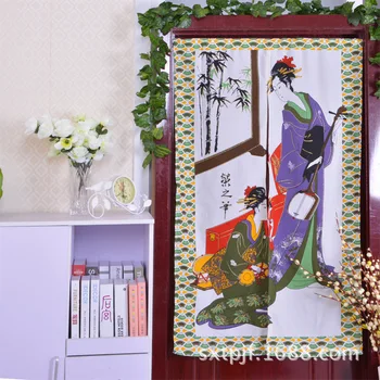 

Japanese style door curtains ladies cloth curtain Geisha curtain for bedroom door curtain kicthen curtains free shipping