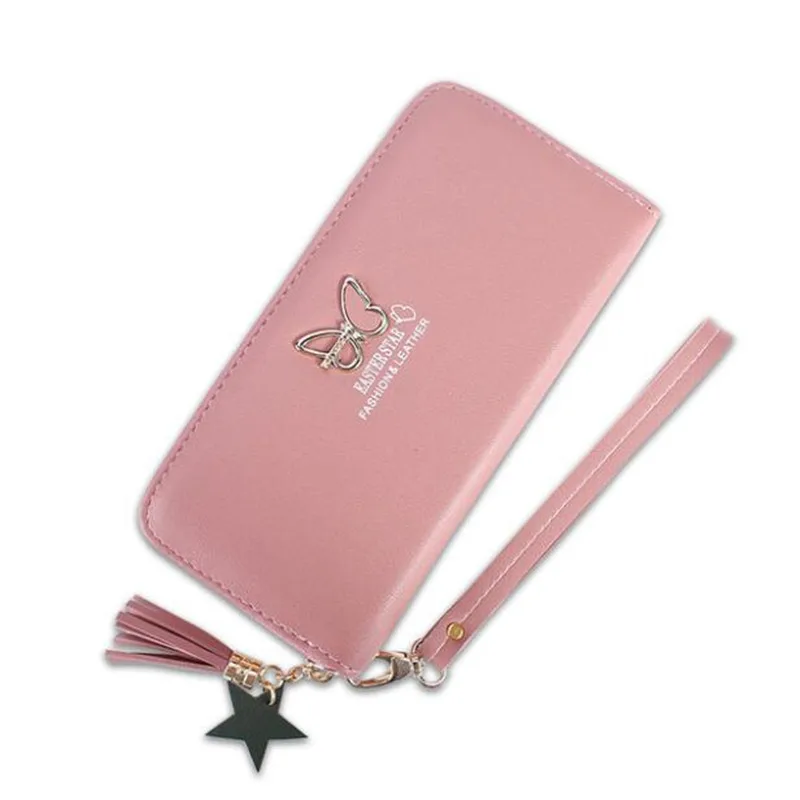 

Wallet Women Simple Mobile Phone Bag Multi-Function Large Capacity Fashion Zipper Wallet Lady Holding A Long Purse Cartera Mujer