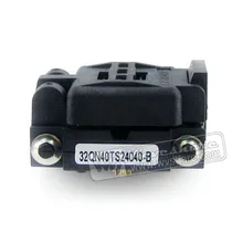 Plastroonics IC Тесты гнездо адаптера 32QN40TS24040 0,4 мм Шаг QFN32 MLP32 MLF32 посылка