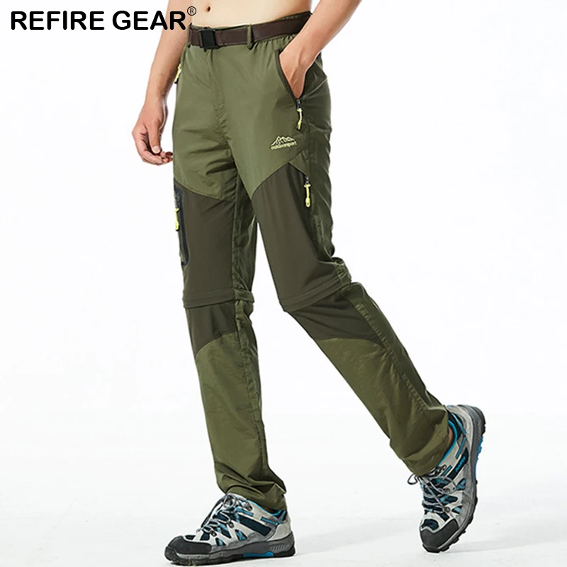 ReFire Gear 2018 новые спортивные штаны для мужчин съемные быстросохнущие тактические