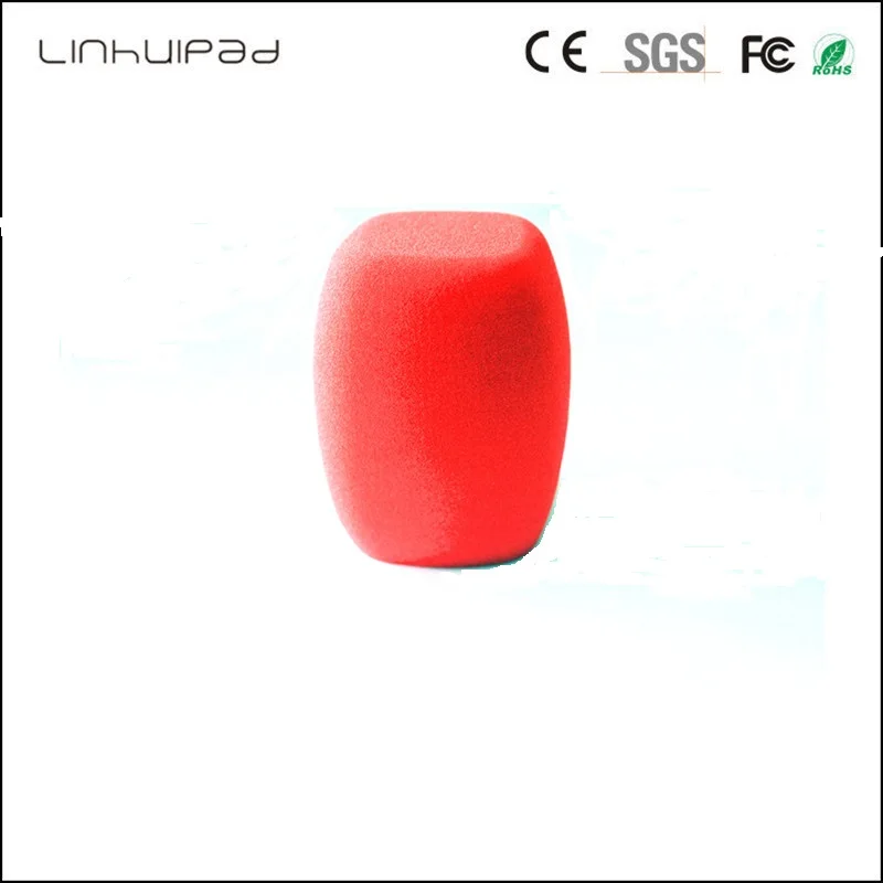 Linhuipad V97 4 см диаметр под заказ красный большой микрофон для интервью
