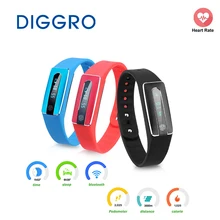 Diggro HB02 Bluetooth Smart браслет NFC Водонепроницаемый сна монитор сердечного ритма шагомер напоминание для Android и IOS браслет