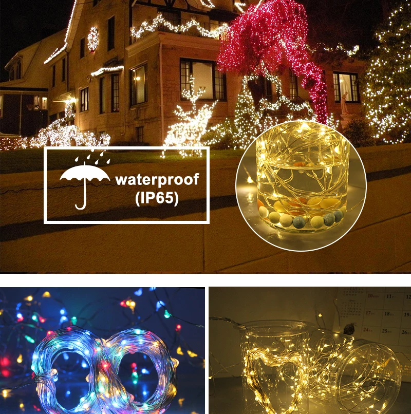 RGB led strings light waterproof (3)