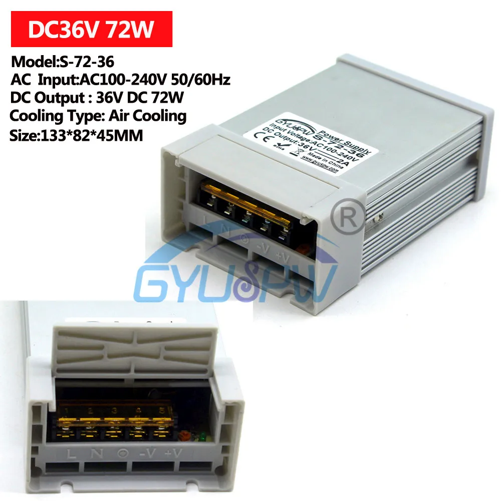 36V72W