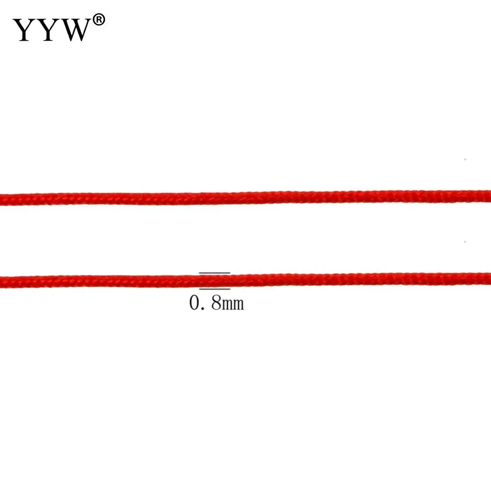 0,8 мм 100 м/катушка веревка макраме атласная трещотка нейлоновые шнуры/веревка Kumihimo китайский узел шнур DIY браслет ювелирных изделий