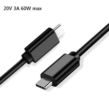 20V 3A 60W USB type C power delivery phone cable fast quick charge data transmission for Huawei Mate 20 for Macbook Samsung S9