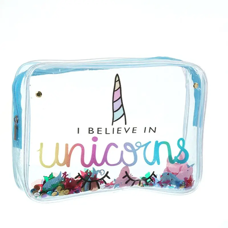 

Transparent PVC Cartoon Cosmetic Bag Travel Cosmetic Makeup Case Toiletry Bags for Women Girls
