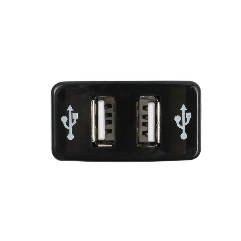 Autooutlet 1.2A/2.1A двойной порт 2 USB 12V в автомобильный разъем Зажигалка зарядное устройство адаптер для Toyota