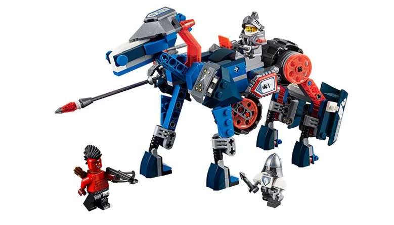 

CHINA BRAND bricks toy Building Blocks Compatible with Lego NexoKnights Lances Mecha Horse 70312