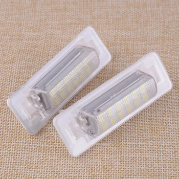 

CITALL 2pcs Car Xenon White LED Error Free License Number Plate Light for Mercedes Benz W202 W210 1995 1996 1997 - 2001 2002