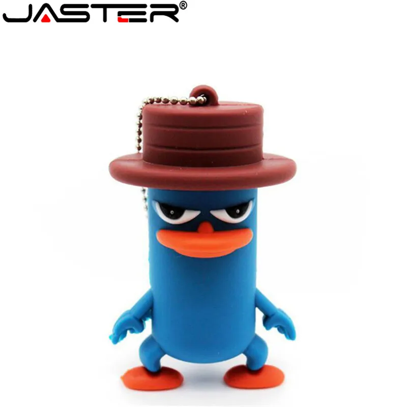 

JASTER Lovely animal flat upper beak duck USB flash drive pen drive pendrive 64GB 32GB 16GB 8GB Flash Memory Stick U Disk