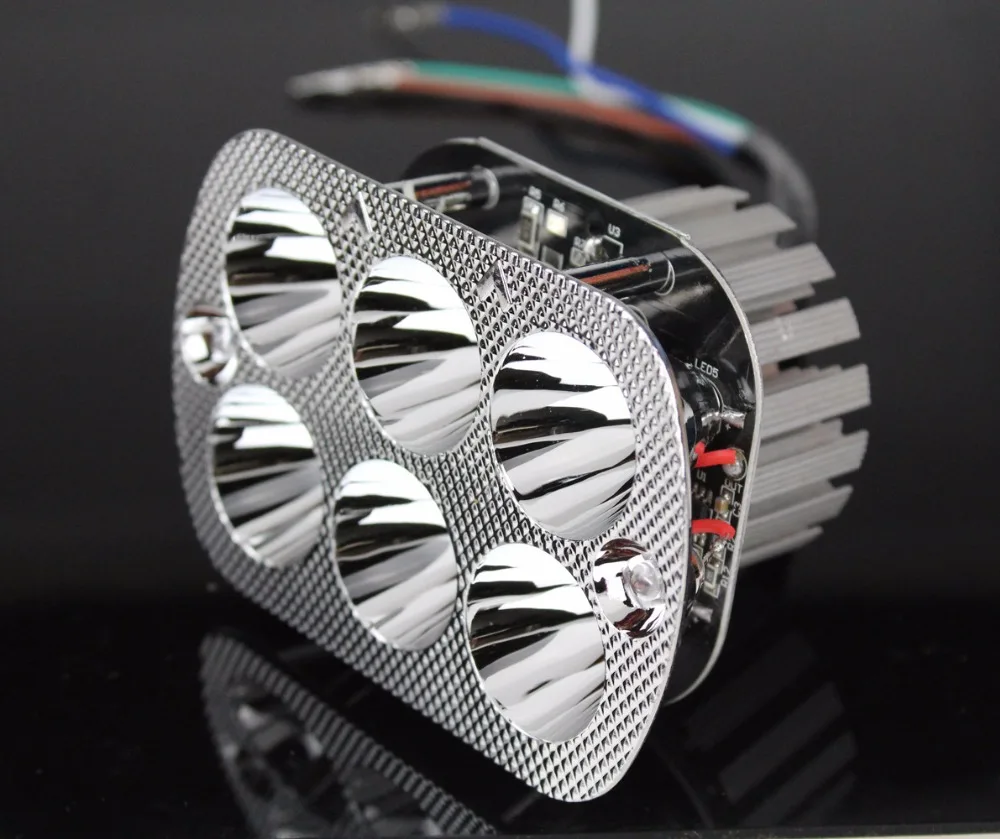 12V 30 w DIY Автомобильный светодиодный светильник в форме квадрата белый