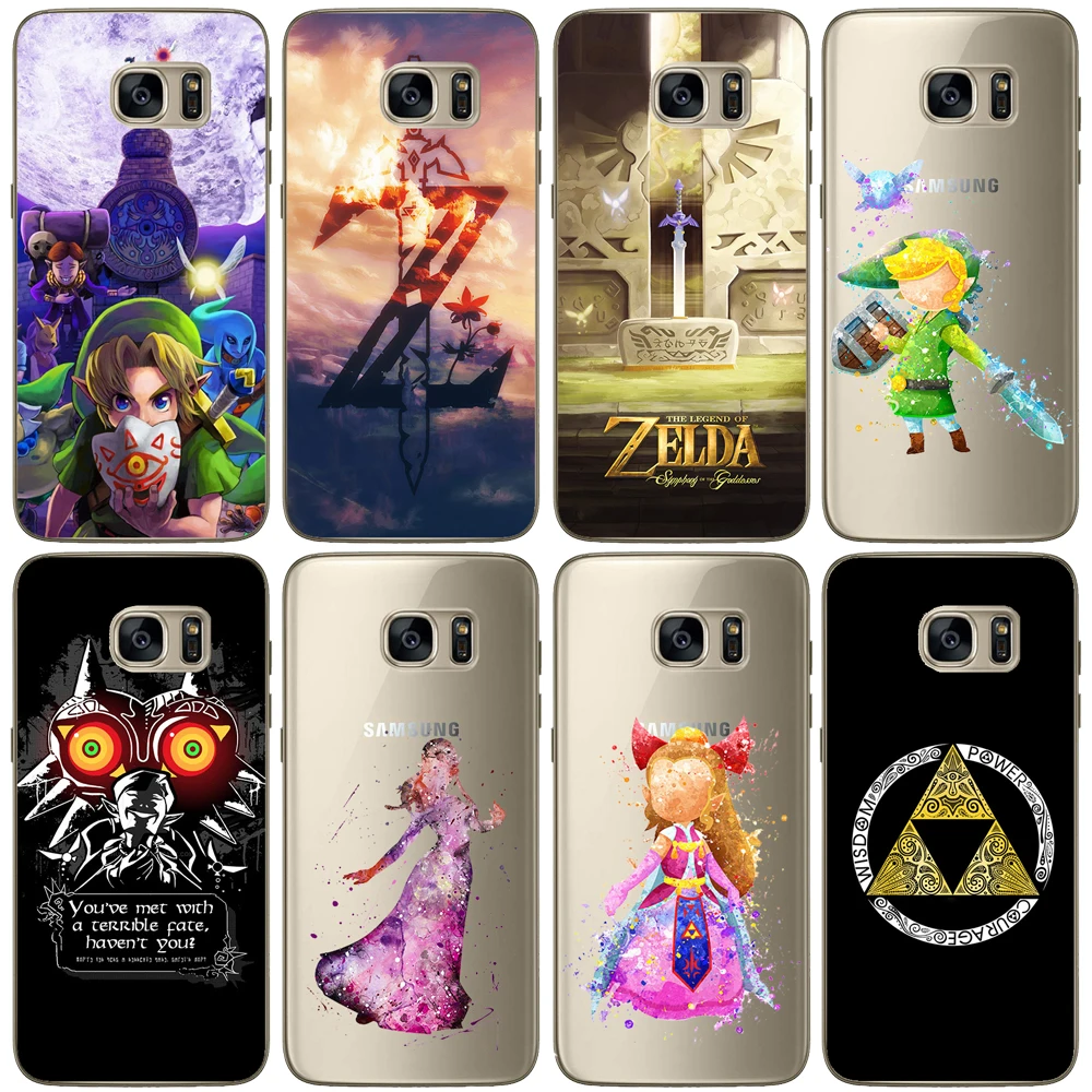 Легенда Zeldas Мягкий силиконовый чехол для телефона samsung Galaxy S6 S7 край S8 S9 плюс A3 A5 A7