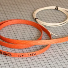 Keenovo wvo svo инжекторе линии трубчаткой 12x1200 мм 150 Вт 12 В, силиконовые Трубы Отопление пояса