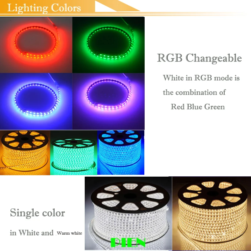 110V LED STRIP RGB 