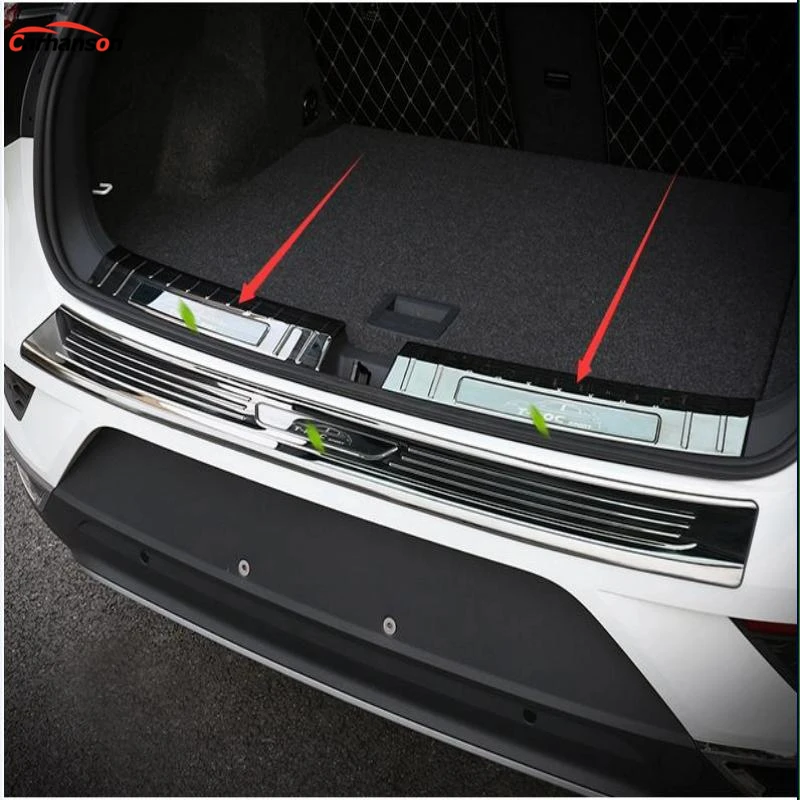 4pcs Car Door Sill Protector,For Volkswagen VW T-Roc T Roc 2018 2019 Door Sill Scuff Guard Cover Pedal,Stainless Steel Sticker Trim Non-Slip Anti-Scratch Accessories 4pcs Car Door Sill Protector,For Volkswagen VW T-Roc T Roc 2018 2019 Door Sill Scuff Guard Cover Pedal,Stainless Steel Sticker Trim Non-Slip Anti-Scratch Accessories