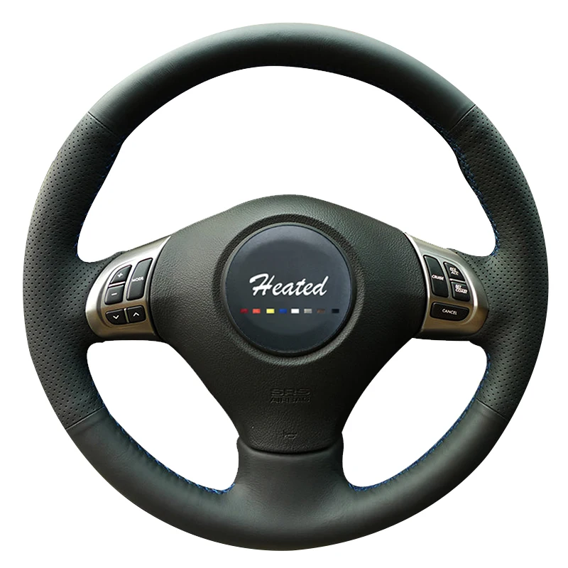 

Car Steering Wheel Cover for Subaru Forester 2008-2012 Impreza 2008-2011 Legacy 2008-2010 Exiga 2 braid on the steering wheel