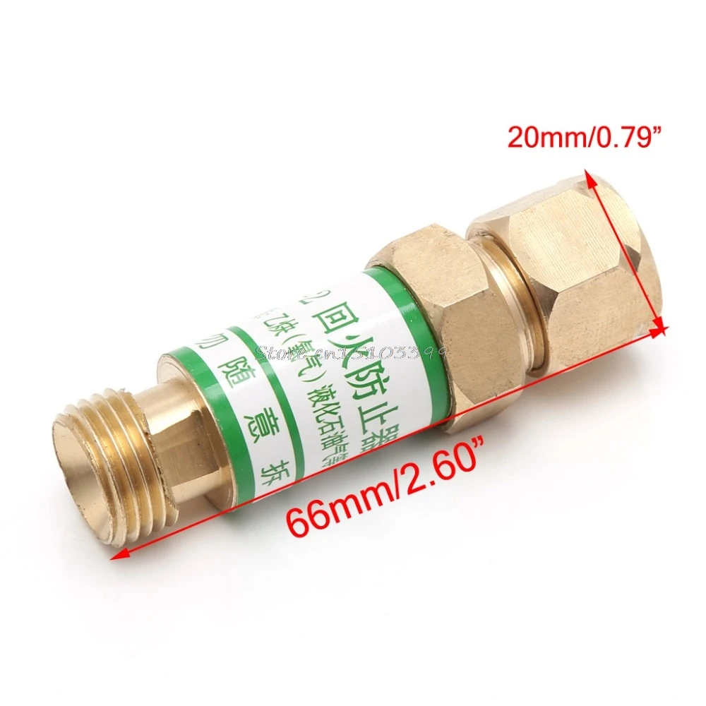 Предохранительный затвор для M16x1.5 кислород с ацетиленом обратный клапан для Давление редуктор режущая горелка закаленное устройство G08 Прямая поставка