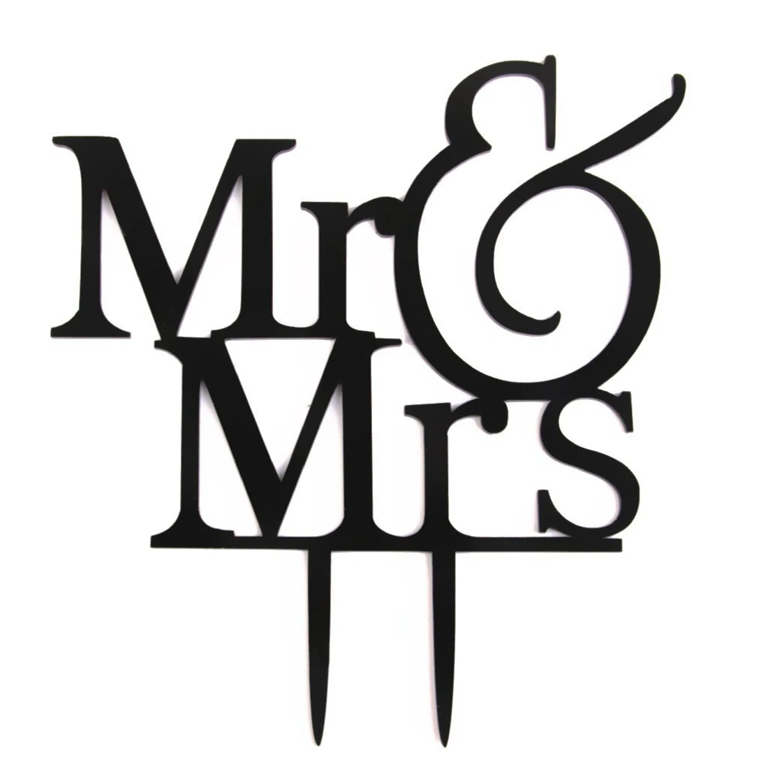 

Wedding Cake Topper Cake Decorations Engagement Mr & Mrs Acrylic Cake