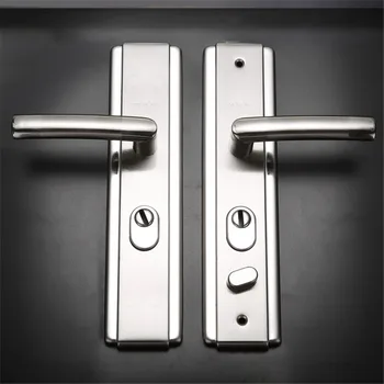 

TTLIFE 3 Sizes 5cm/7cm/9cm Steel Panel Stainless Steel Handle Security Door Knob Home Accessories Door Knob Lock