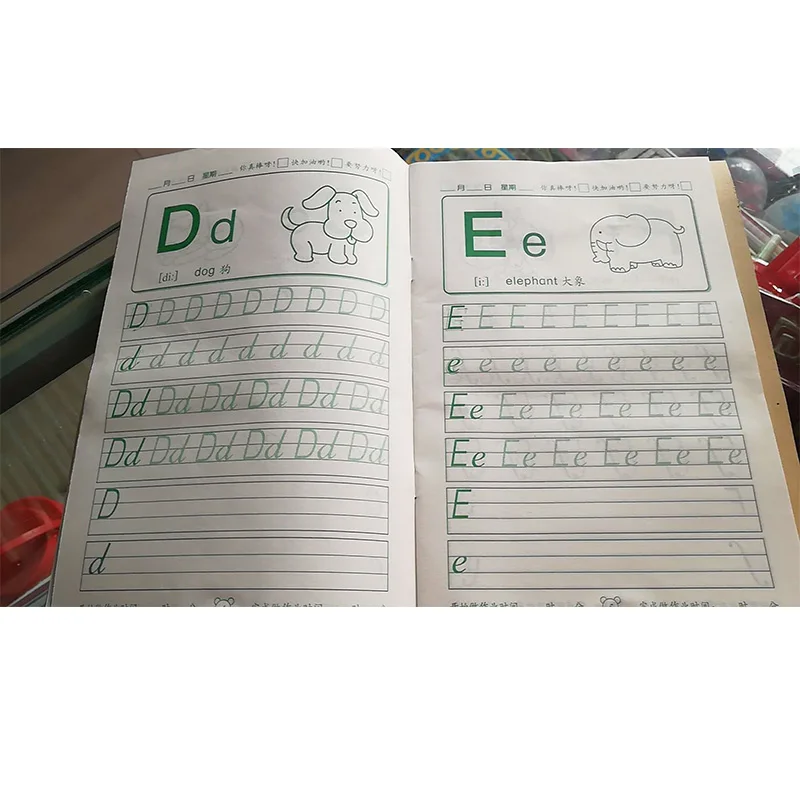  Kindergarten English Writing Books Practice 26 English Alphabets Letters Learning ABC Preschool Edu - 32950772055
