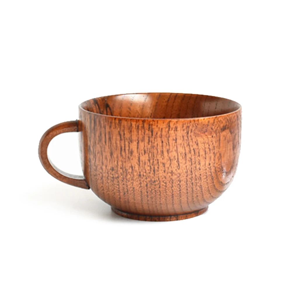Деревянная чашка первобытный ручной работы из натурального дерева Кофе Чай пиво сок молоко кружка