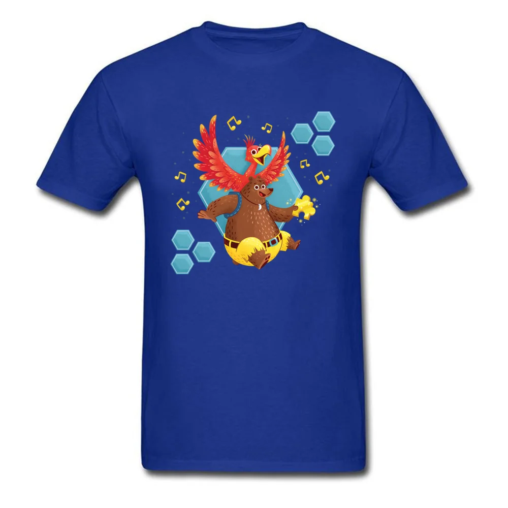 Fitted bird and bear 64 9171 Short Sleeve T-shirts Summer/Autumn O-Neck Cotton Fabric Tops T Shirt for Men Sweatshirts Crazy bird and bear 64 9171 blue