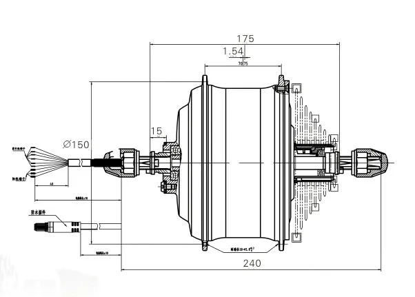 Sale Waterproof Color display Eletrica 48v500w Fat Rear Cassette Brushless Hub Motor Snow Conversion Electric Wheel Ebike System 0